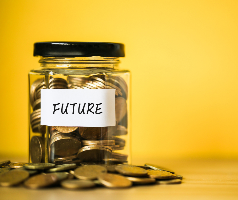 Jar with change